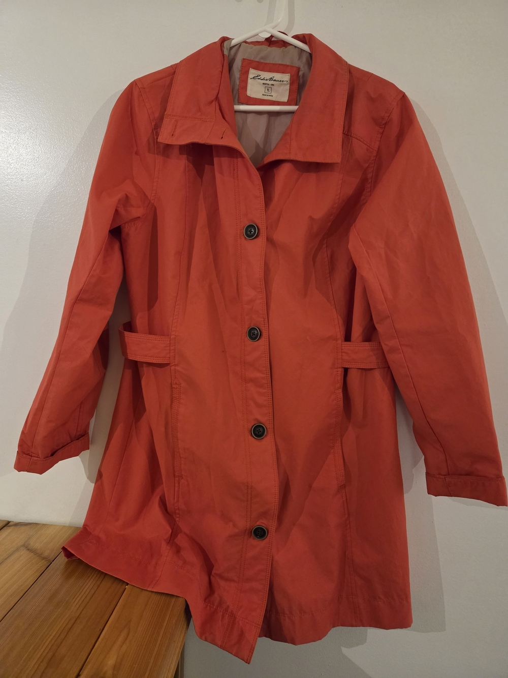 Eddie Bauer Women's CORAL Lightweight Trench Coat